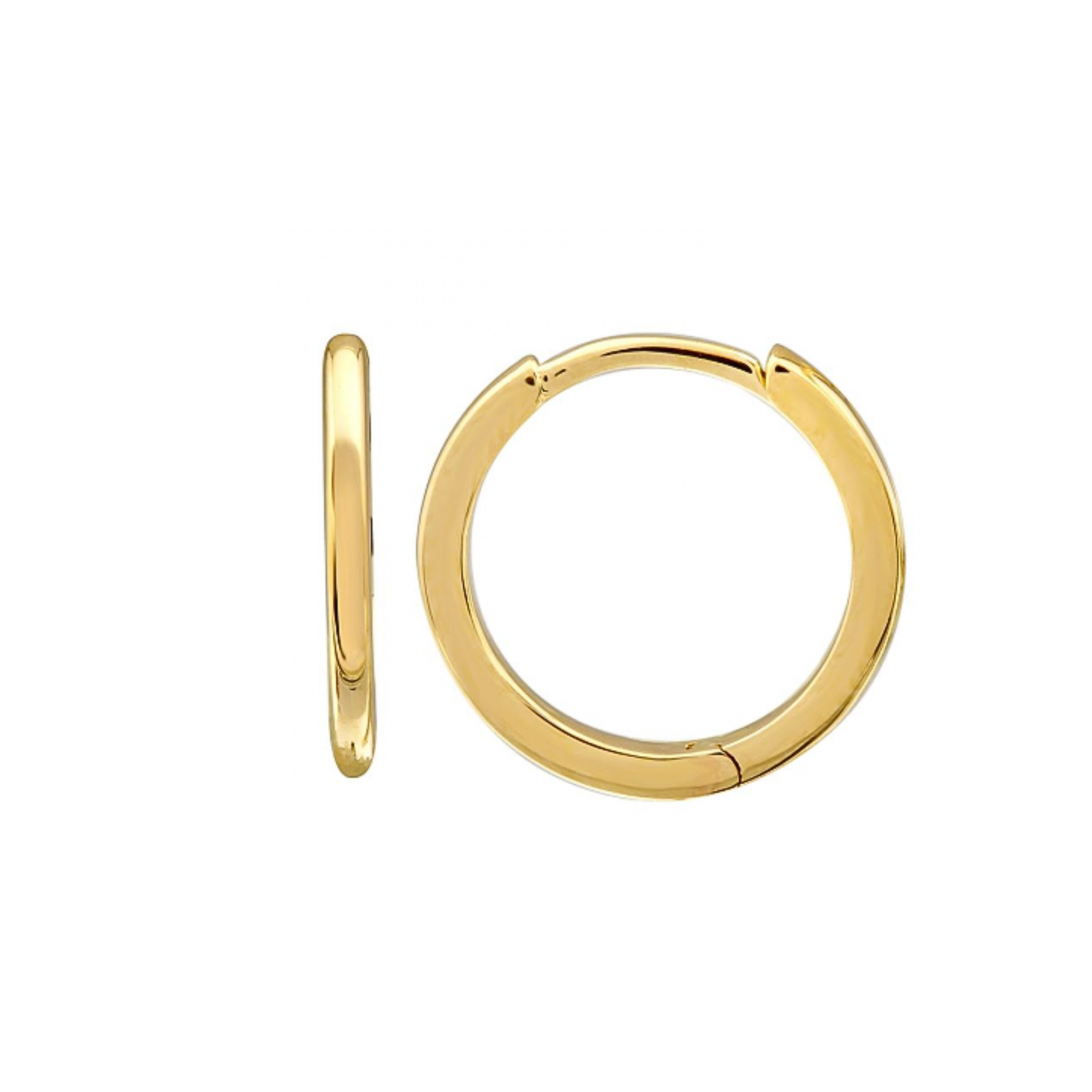 Eternity Mini Round Huggie Hoop Earrings