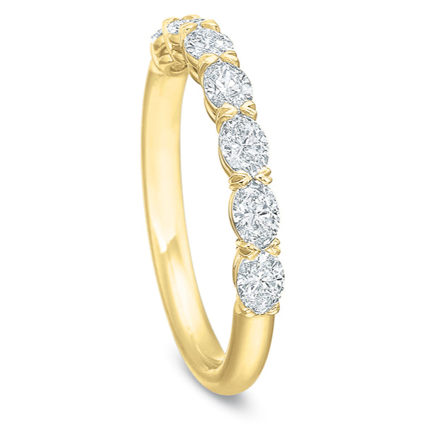 Petite Grand Aire Oval Diamond Anniversary Band