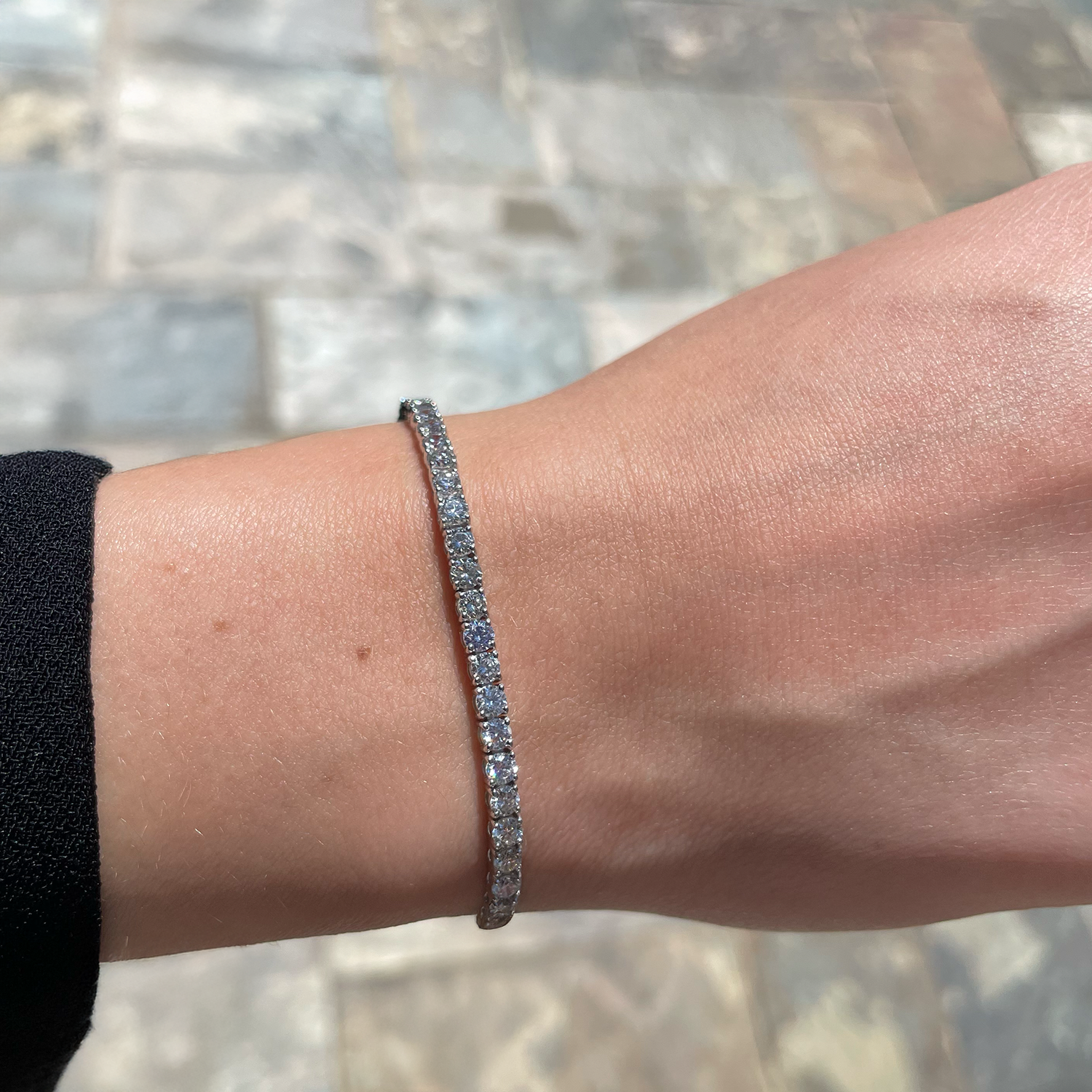 5.12ctw Round Diamond Tennis Bracelet