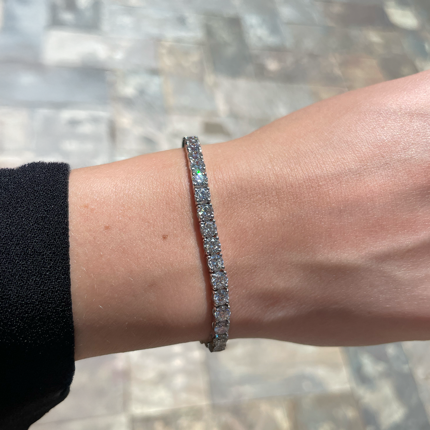 10.00ctw Round Diamond Tennis Bracelet