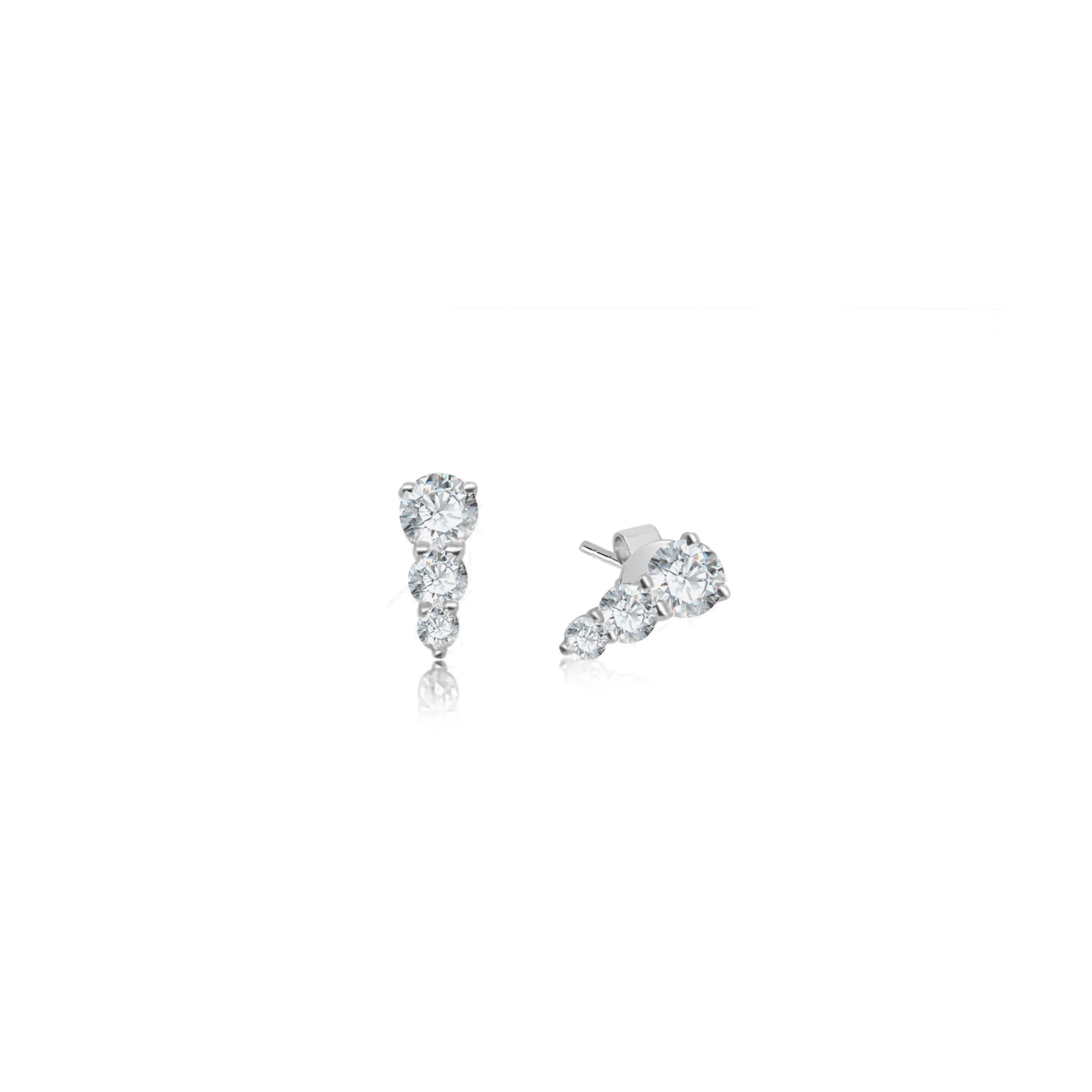 Diamond Spike Earrings