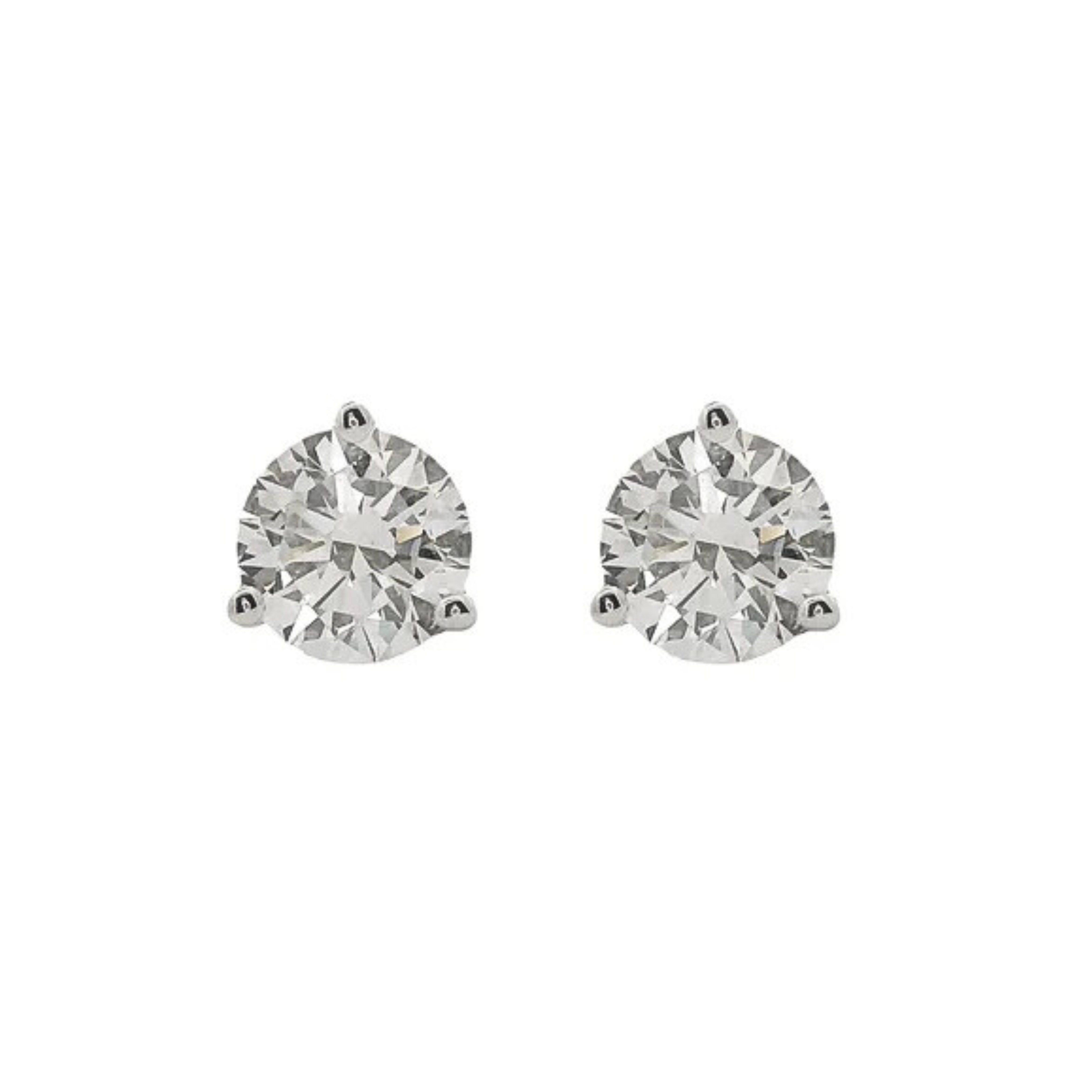 2.00ctw Round Diamond Stud Earrings