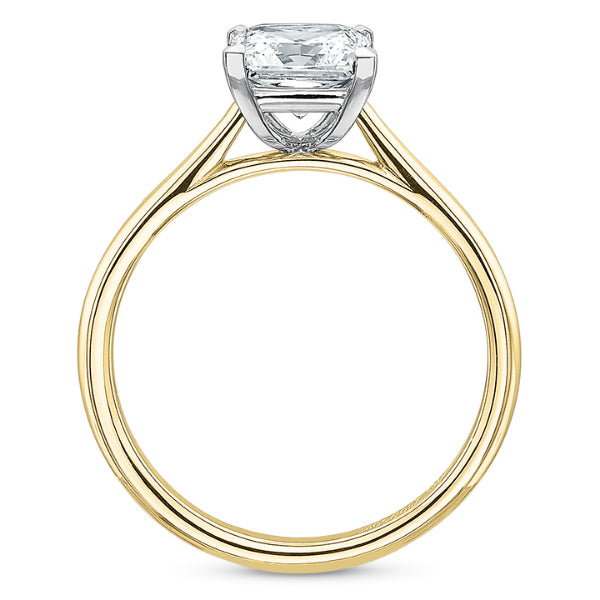 New Aire Solitaire Princess Cut Diamond Mounting