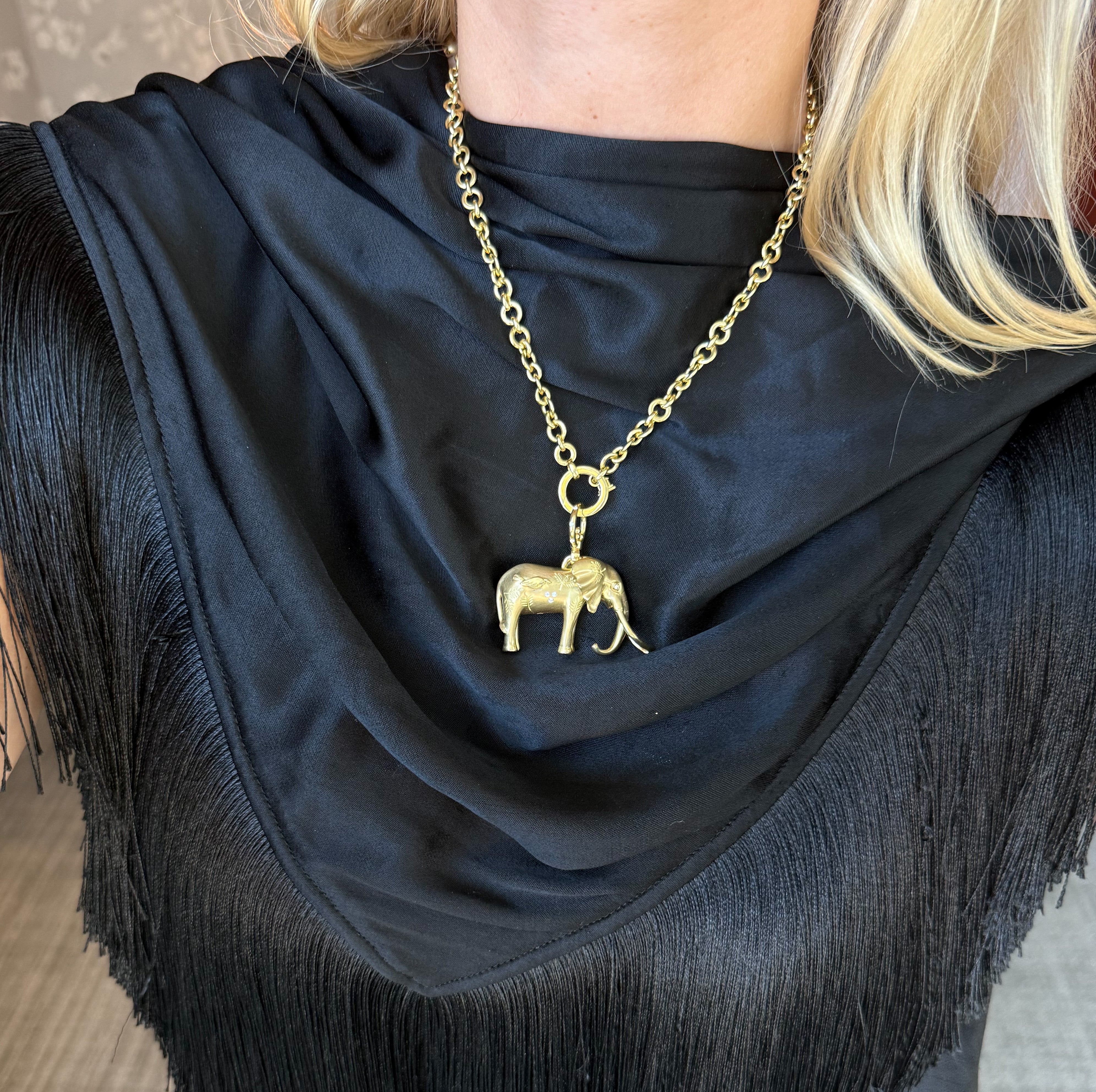Large Tembo Elephant Pendant