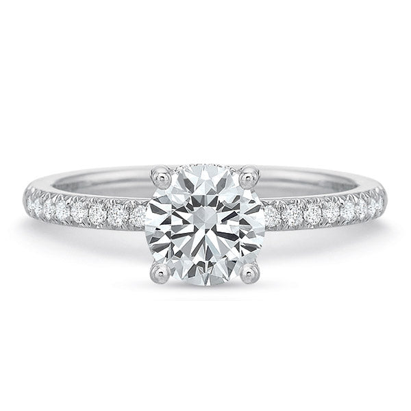 Modern Classic French Cut Diamond Mounting