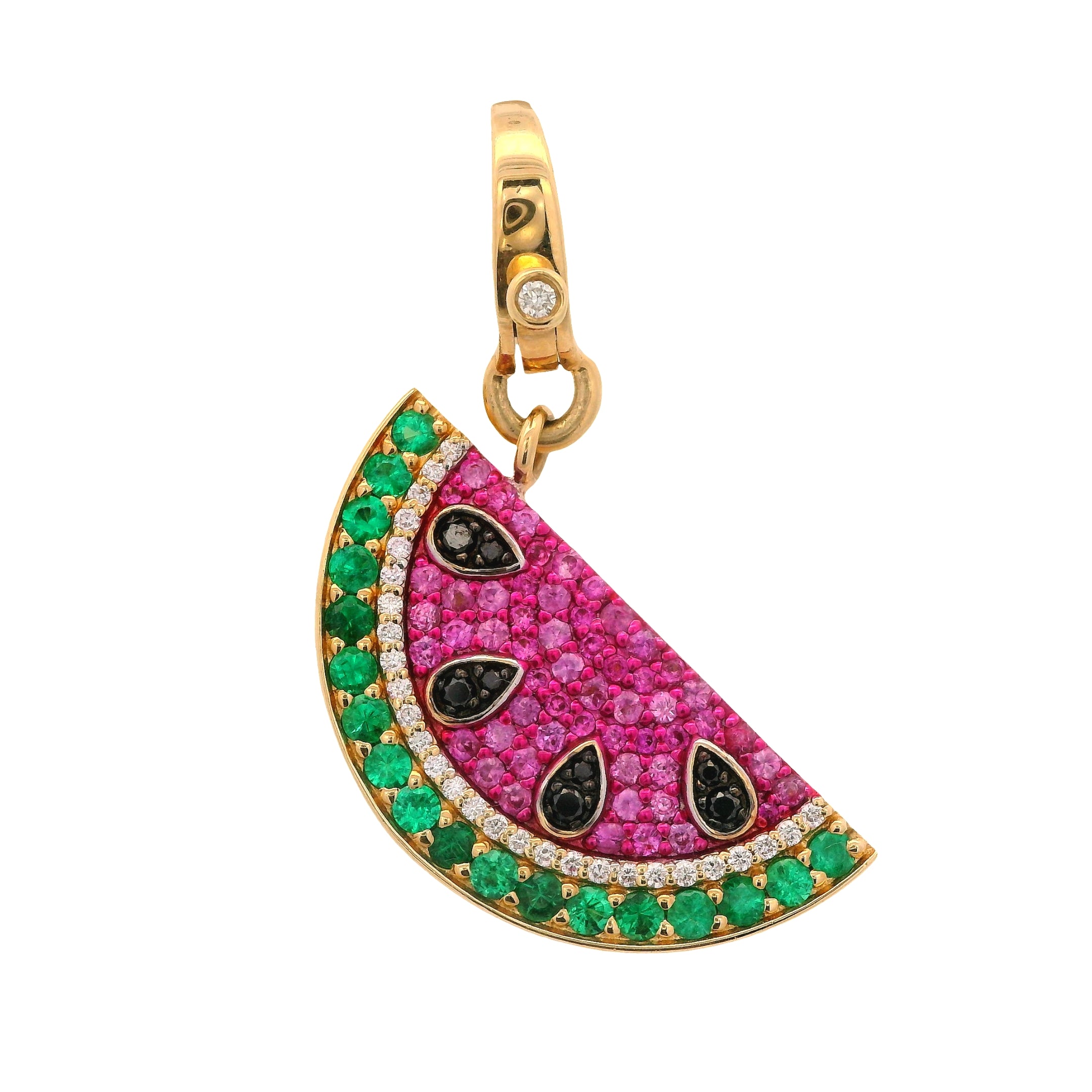 Watermelon and Lemon Duo Pendant