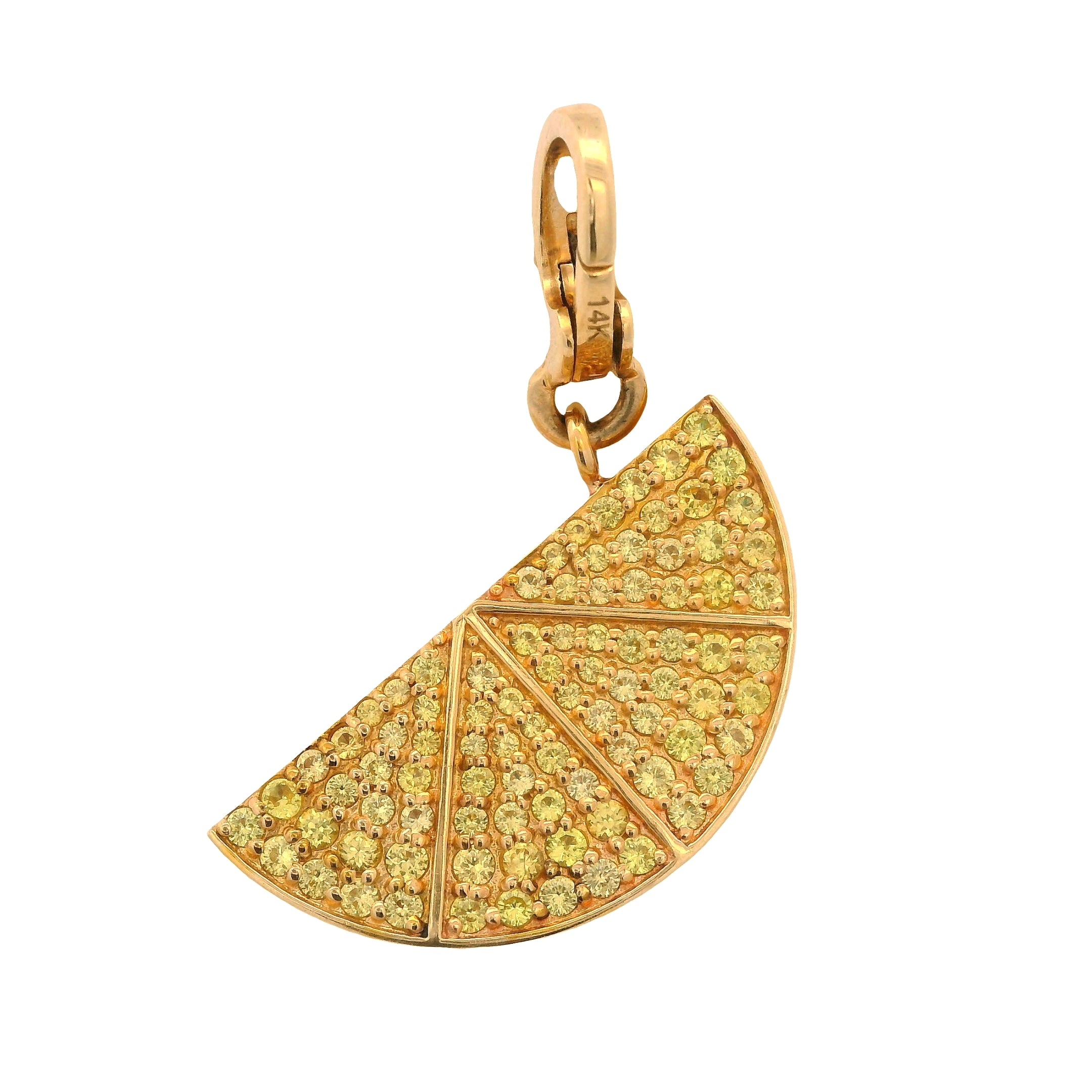 Watermelon and Lemon Duo Pendant