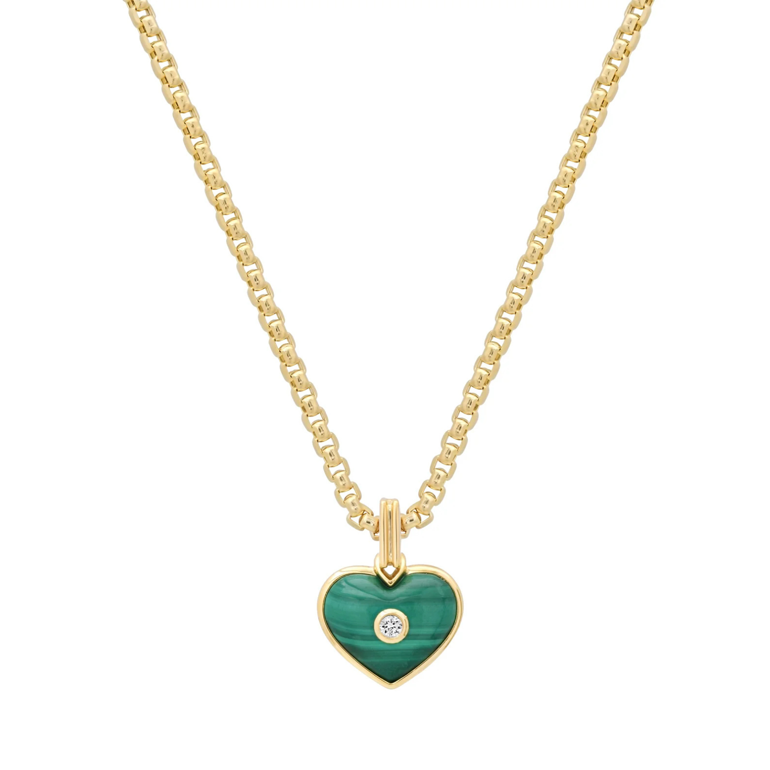Malachite Mini Love Pendant