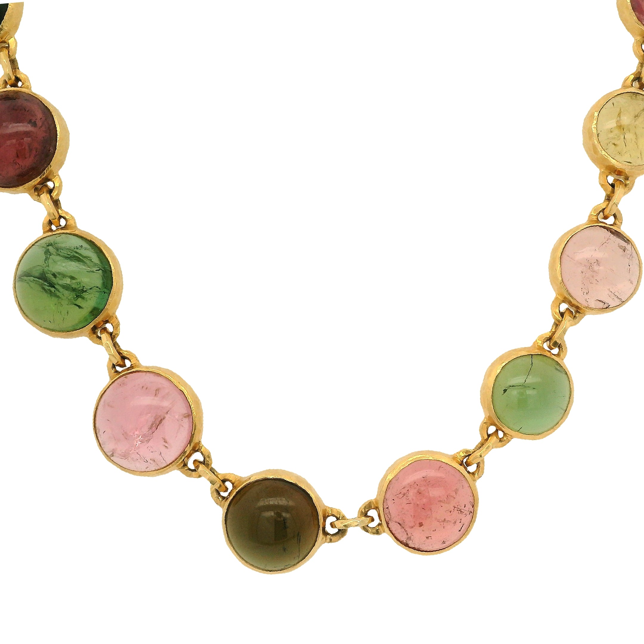 Graduated Mixed Tourmaline Necklace