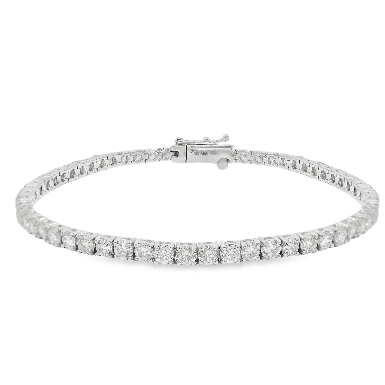 5.12ctw Round Diamond Tennis Bracelet