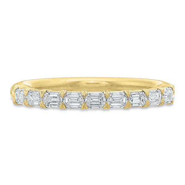 Grande Aire East/West Emerald Cut Diamond Anniversary Band