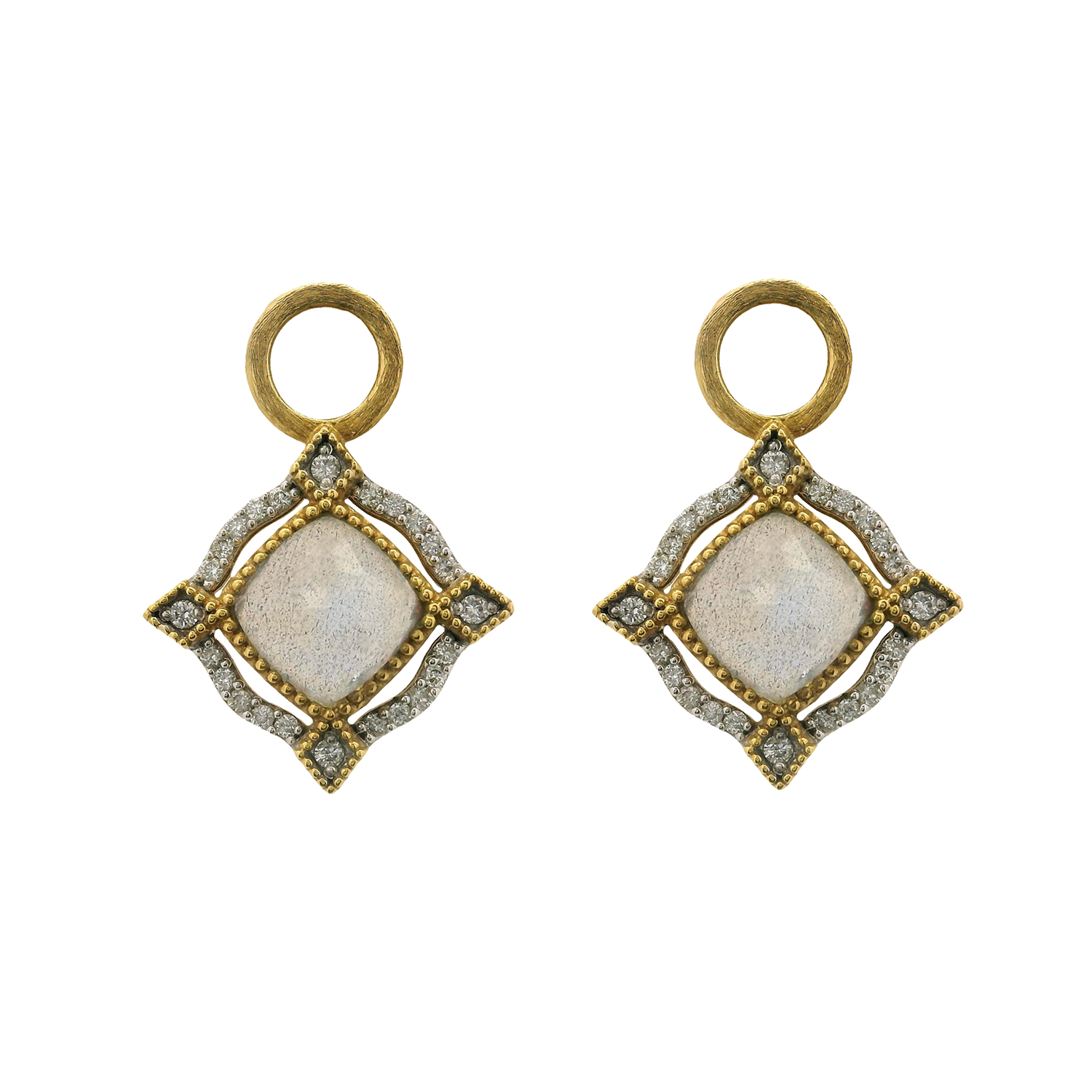 Lisse Flower Pave Earring Charms