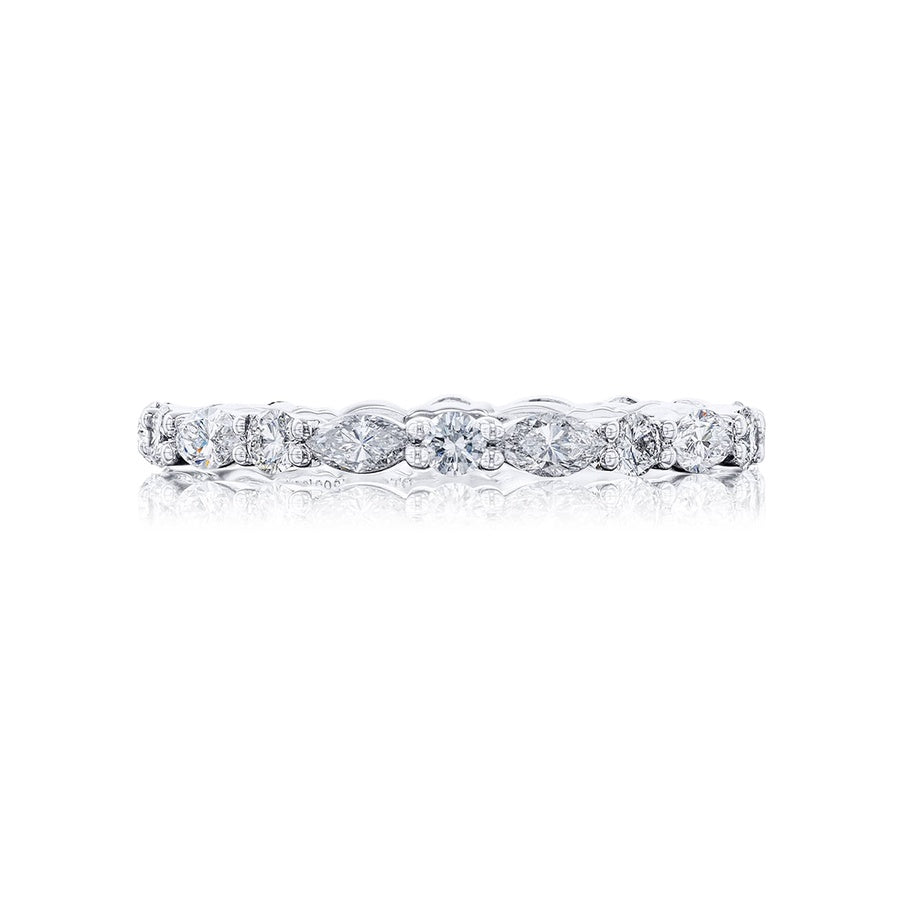 Diamond Eternity Band Marquise & Round 0.95 ctw.