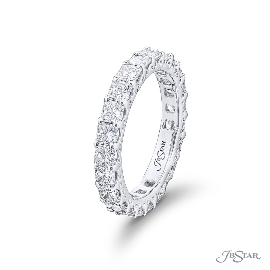Diamond Eternity Band Radiant-Cut 2.71 ctw Shared Prong