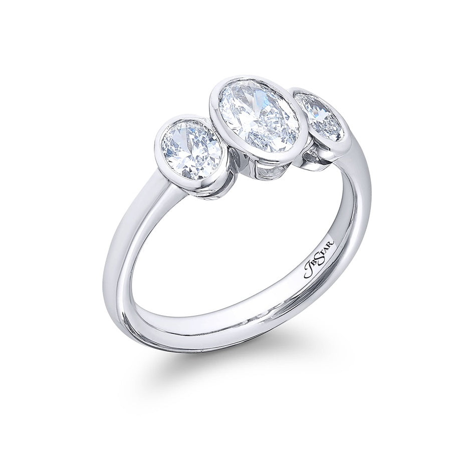 Platinum Oval Diamond GIA Certified Engagement Ring