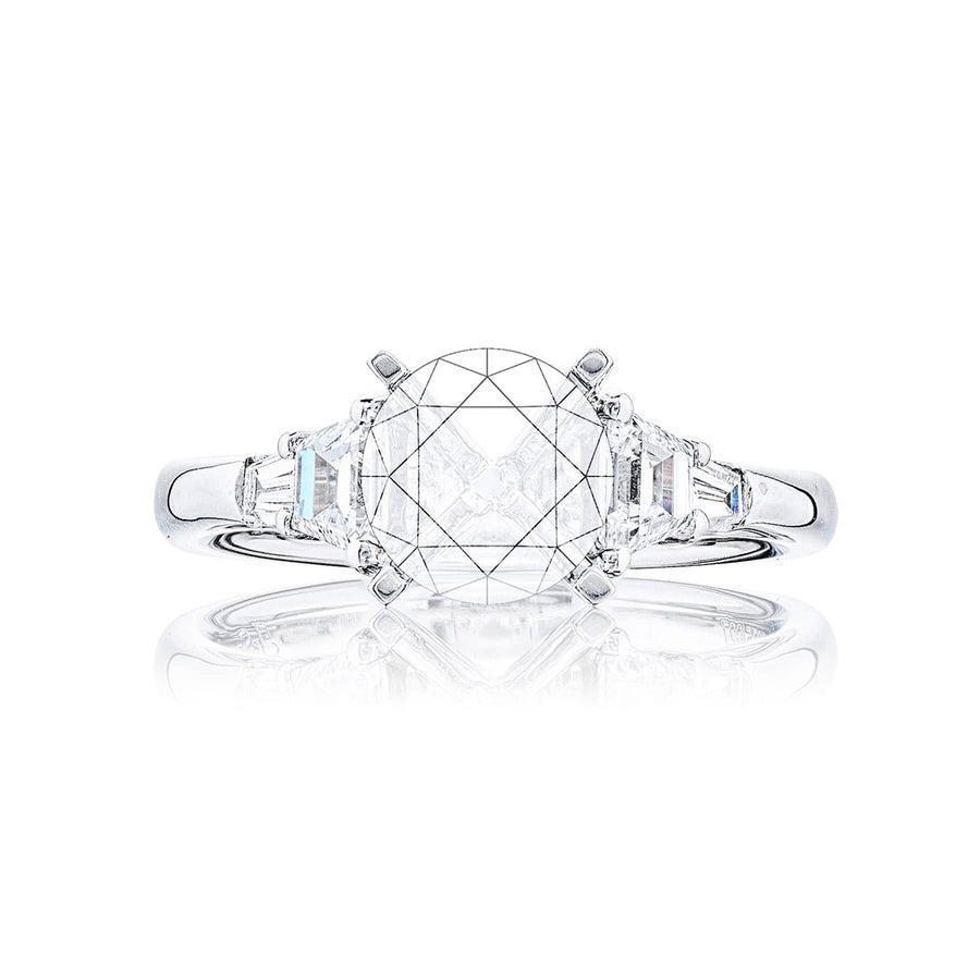 Tapered Baguettes & Trapezoid Diamond Semi Mount