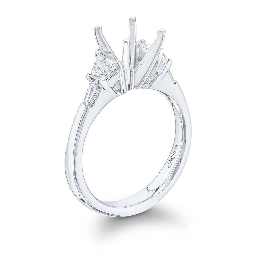 Tapered Baguettes & Trapezoid Diamond Semi Mount