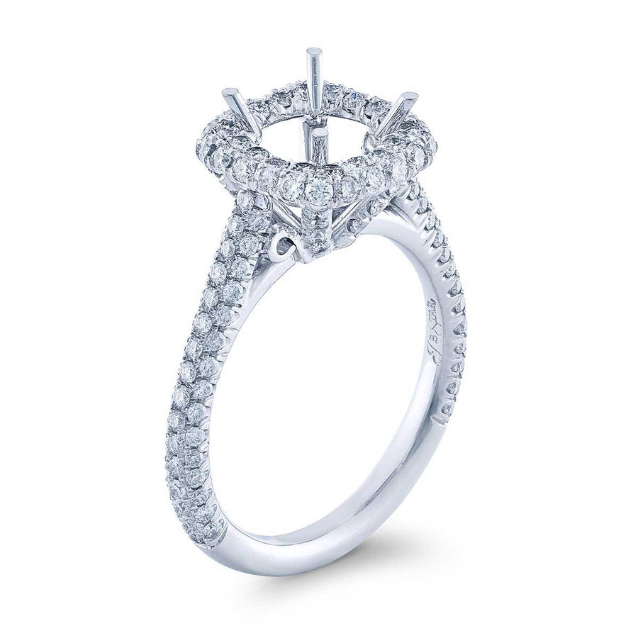 Platinum Engagement Ring 0138-056