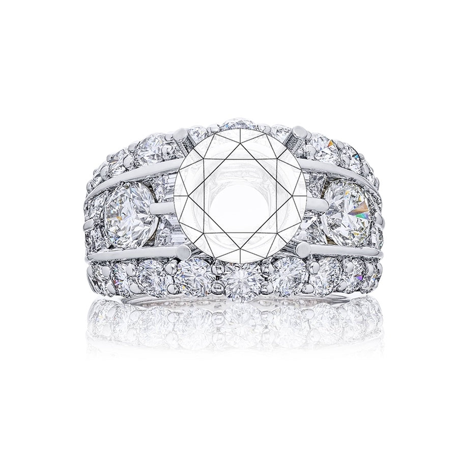 Platinum Engagement Ring 7317-007