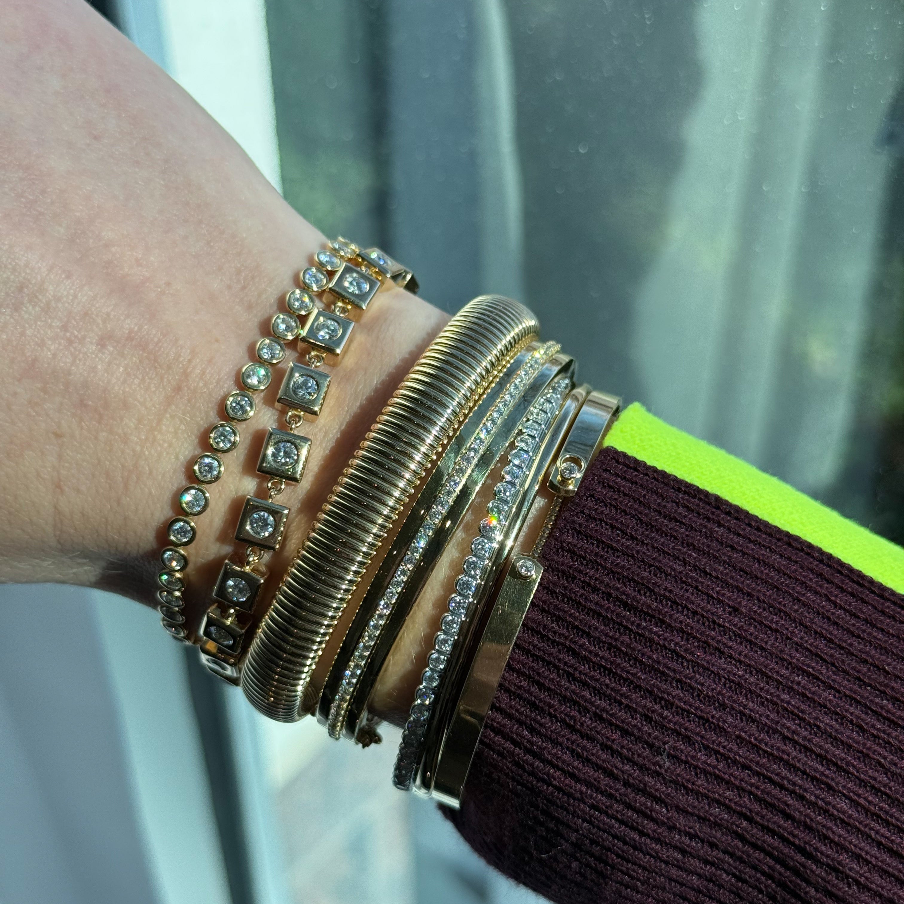 Large Tubogas Split Bangle