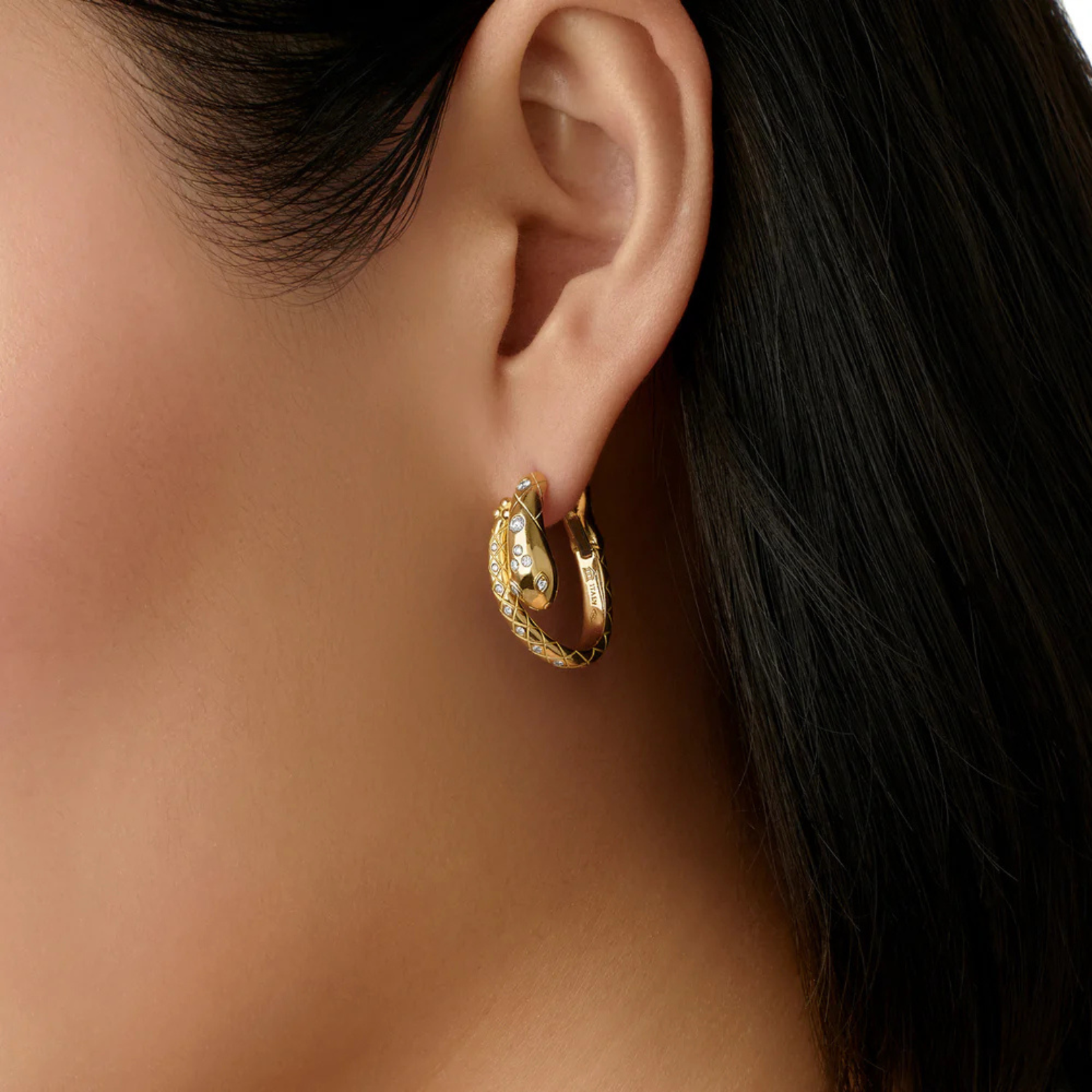 Delphi Serpent Hoops