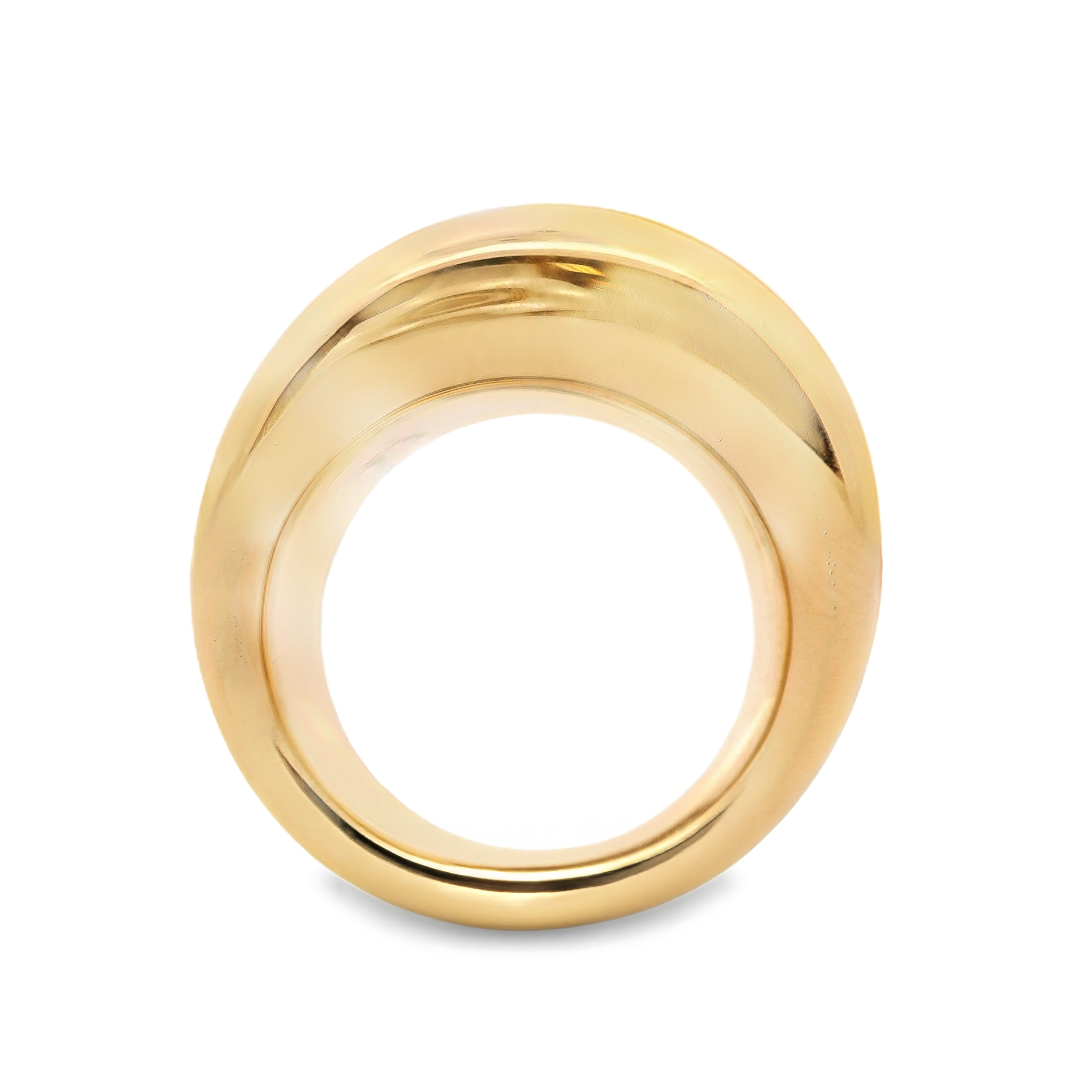 Large Slanted Dome Ring