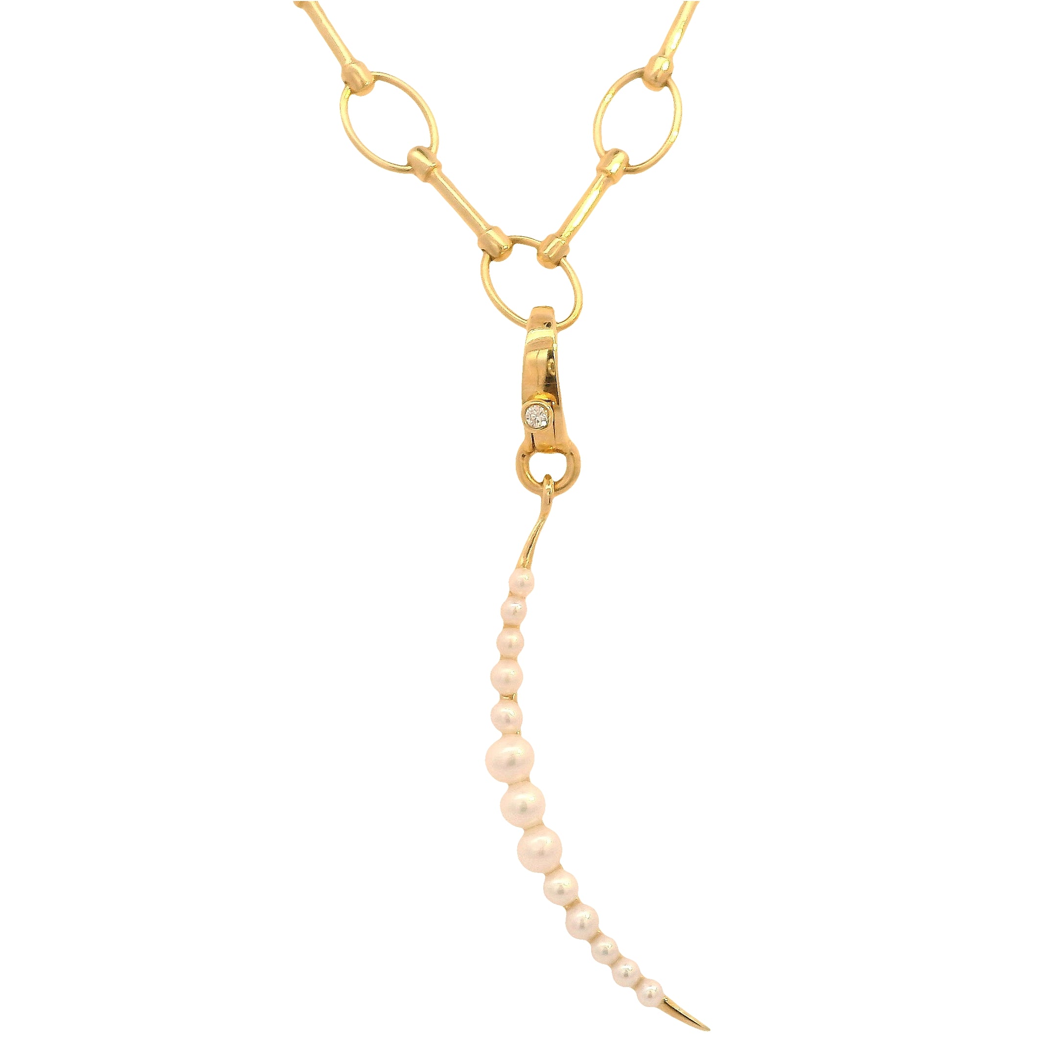 Alternating Flat Oval and Bar Link Chain