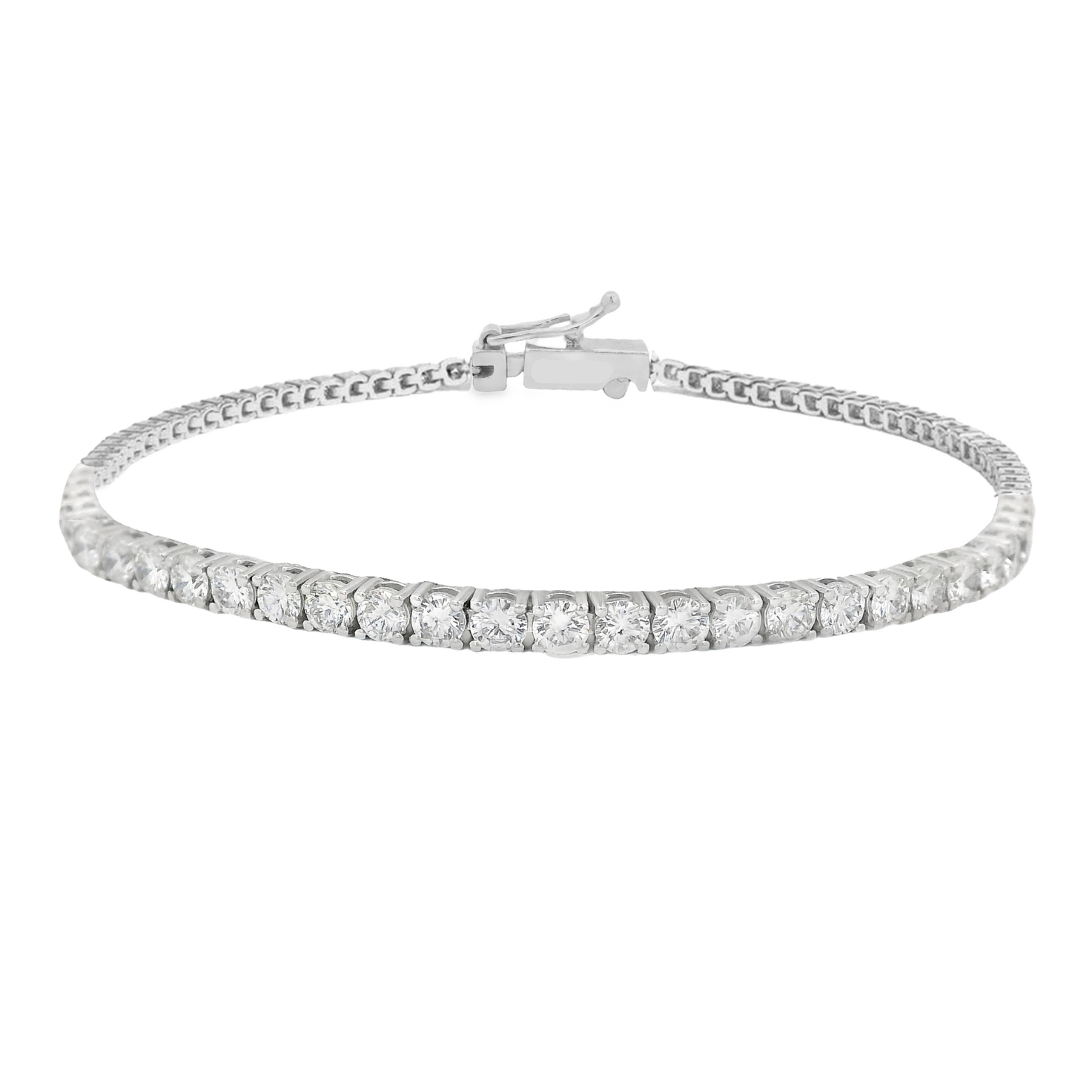 3.97ctw Round Diamond Tennis Bracelet