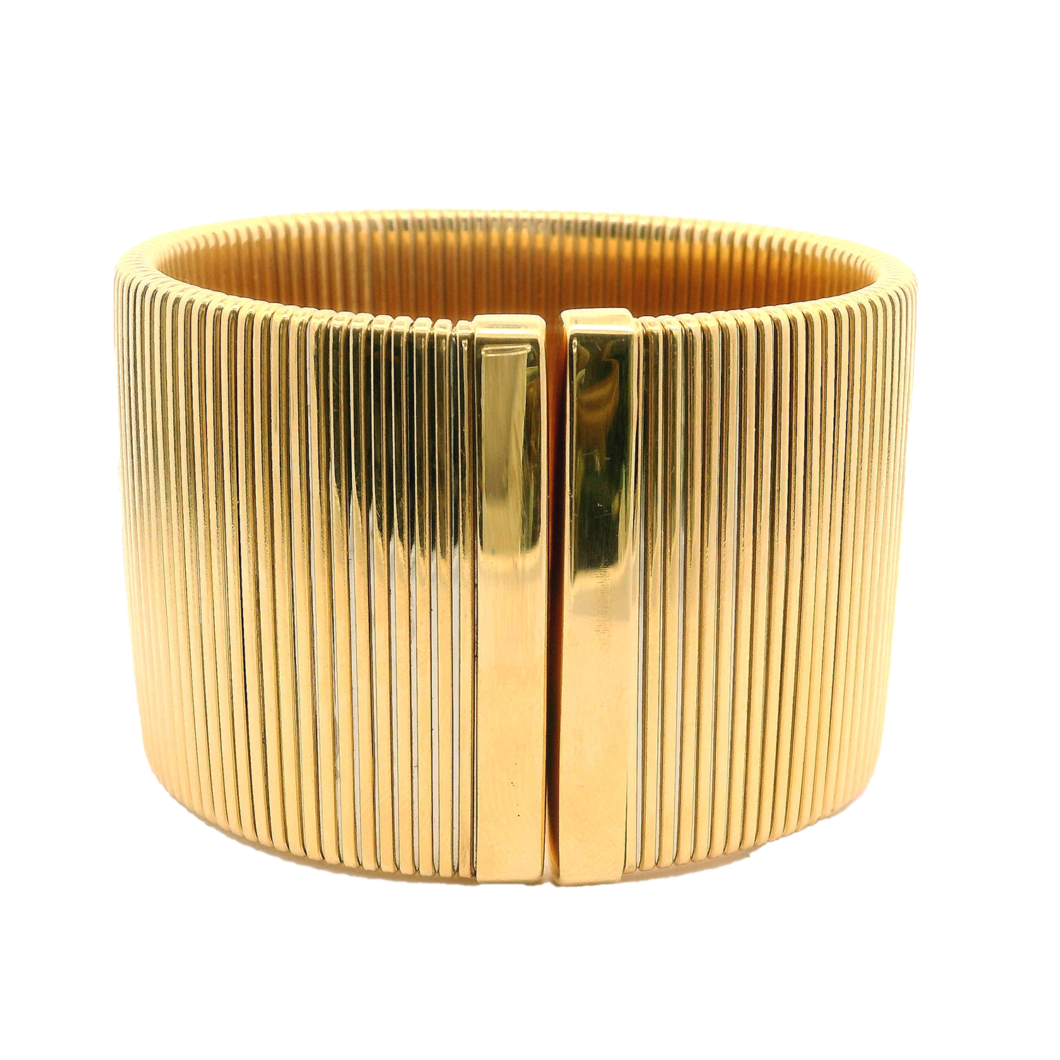 Wide Tubogas Cuff Bracelet