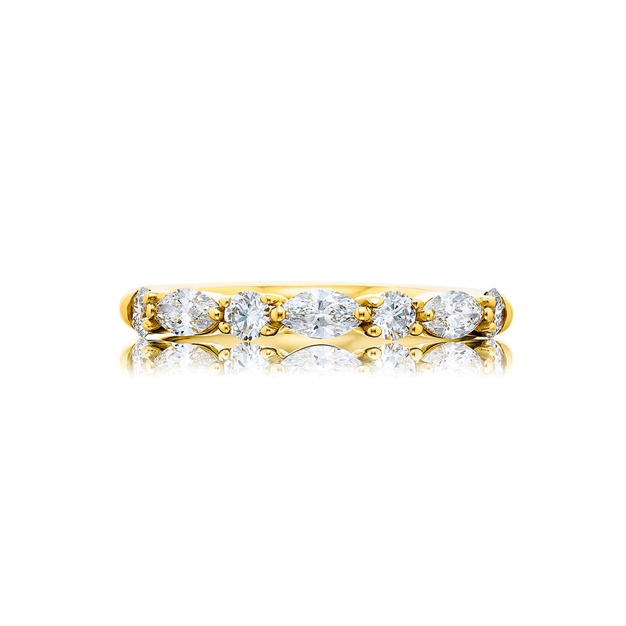 18K Yellow Gold Wedding Band 7784-013