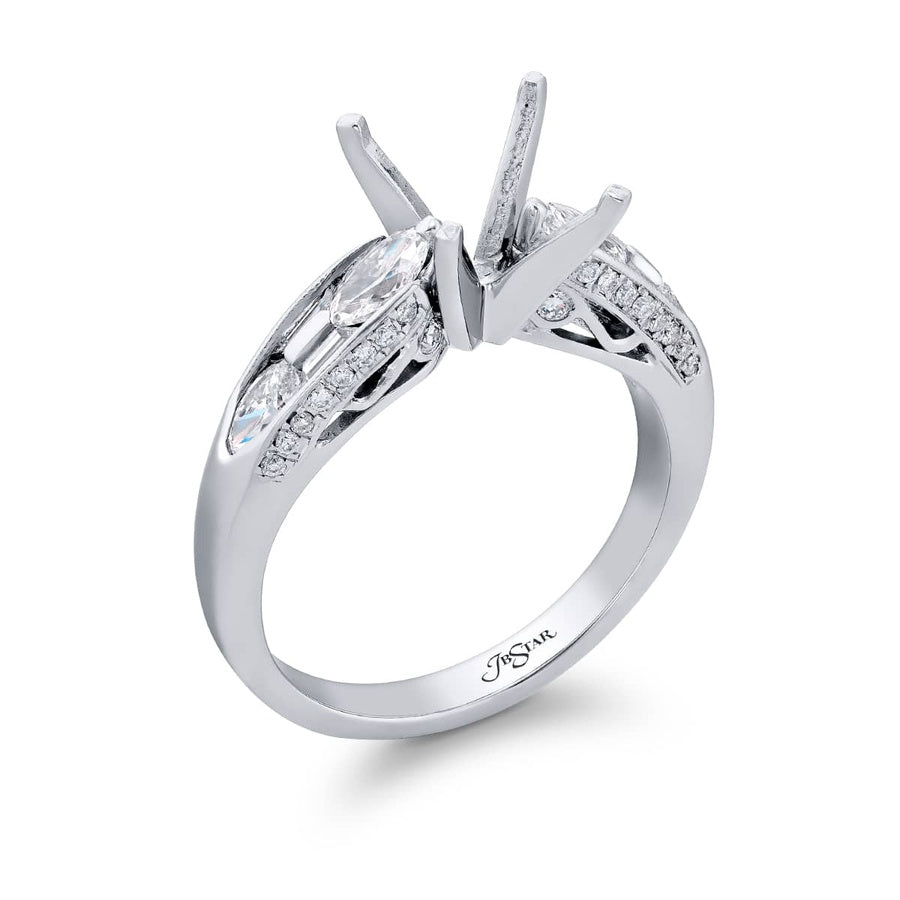 Platinum Engagement Ring 1847-003