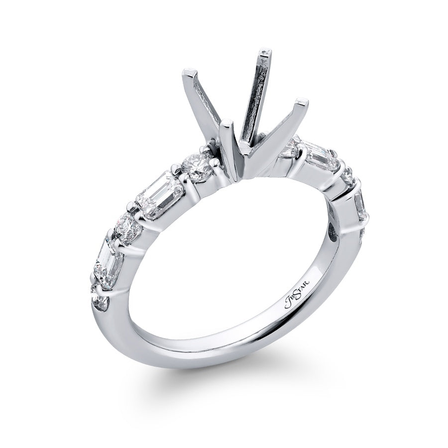Platinum Engagement Ring 7557-008
