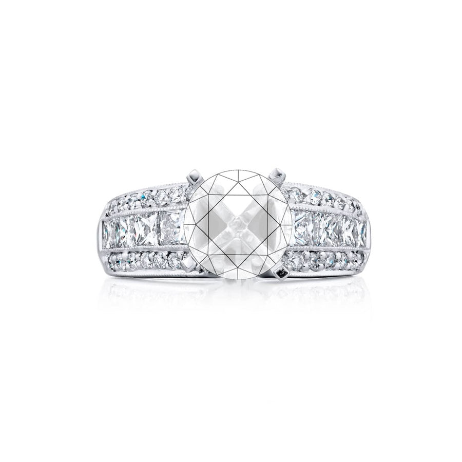 Platinum Engagement Ring 0989-071
