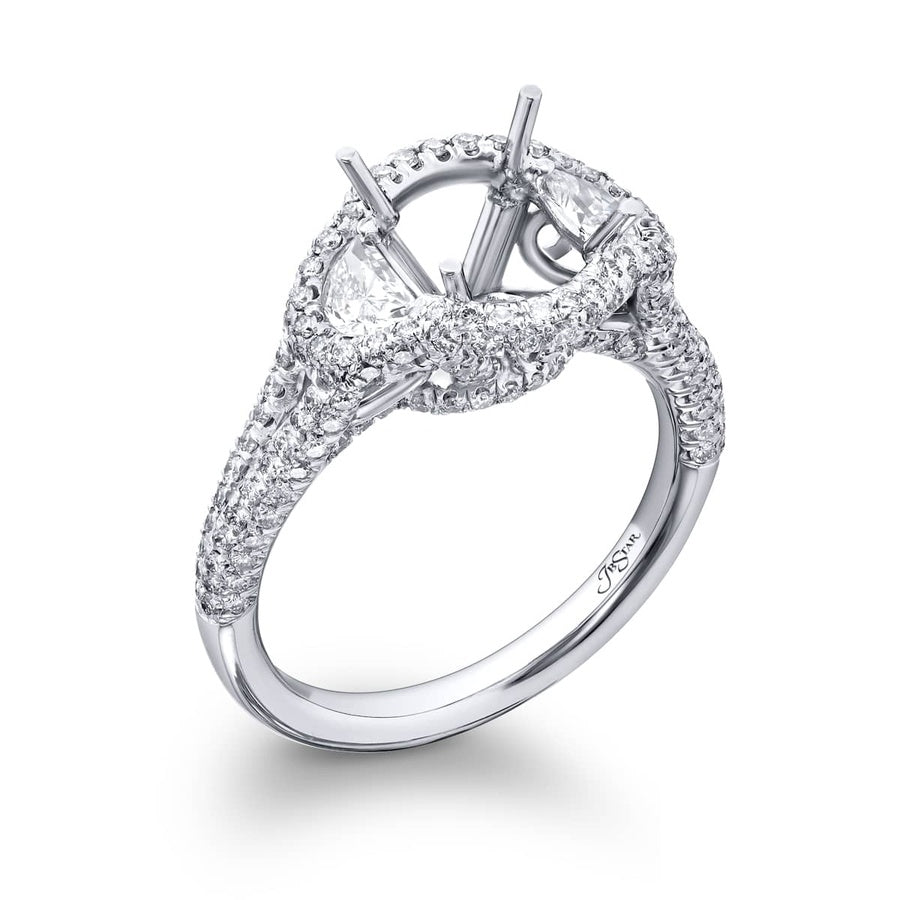 Platinum Engagement Ring 0884-075