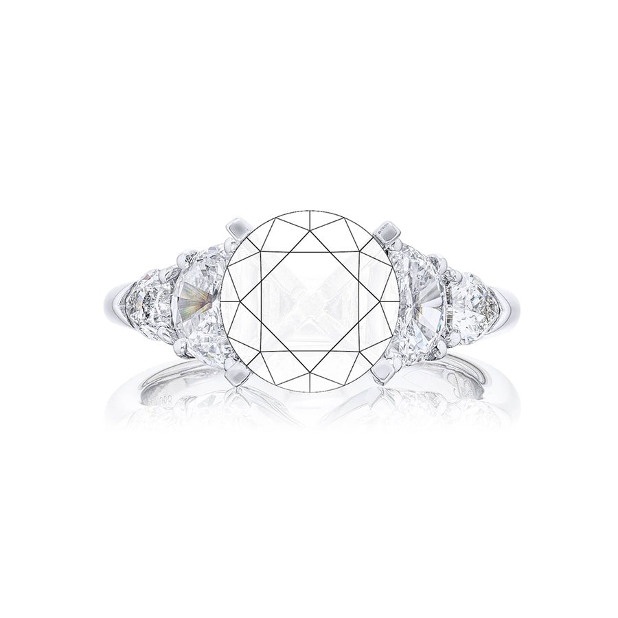 Platinum Engagement Ring 1206-068