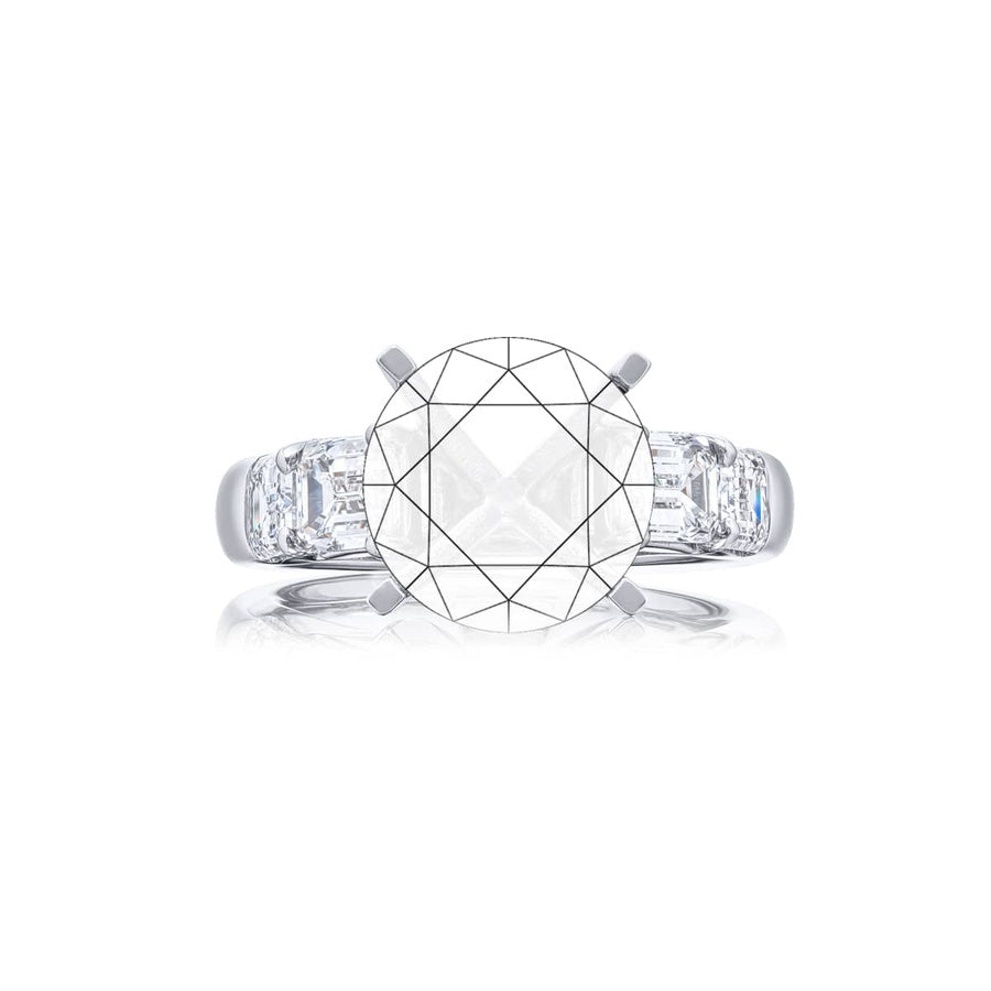 Platinum Engagement Ring 4026-001