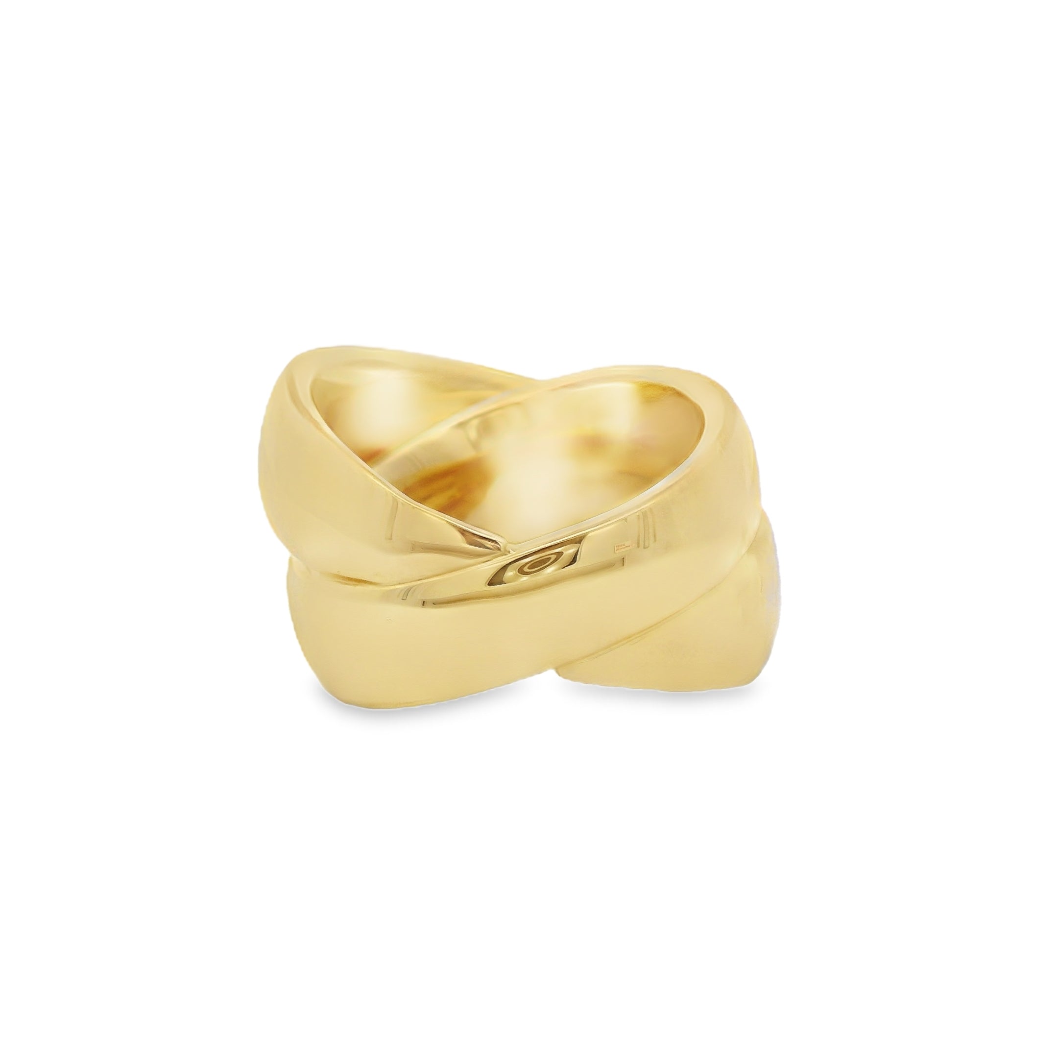 Gold Wide Rolling Ring