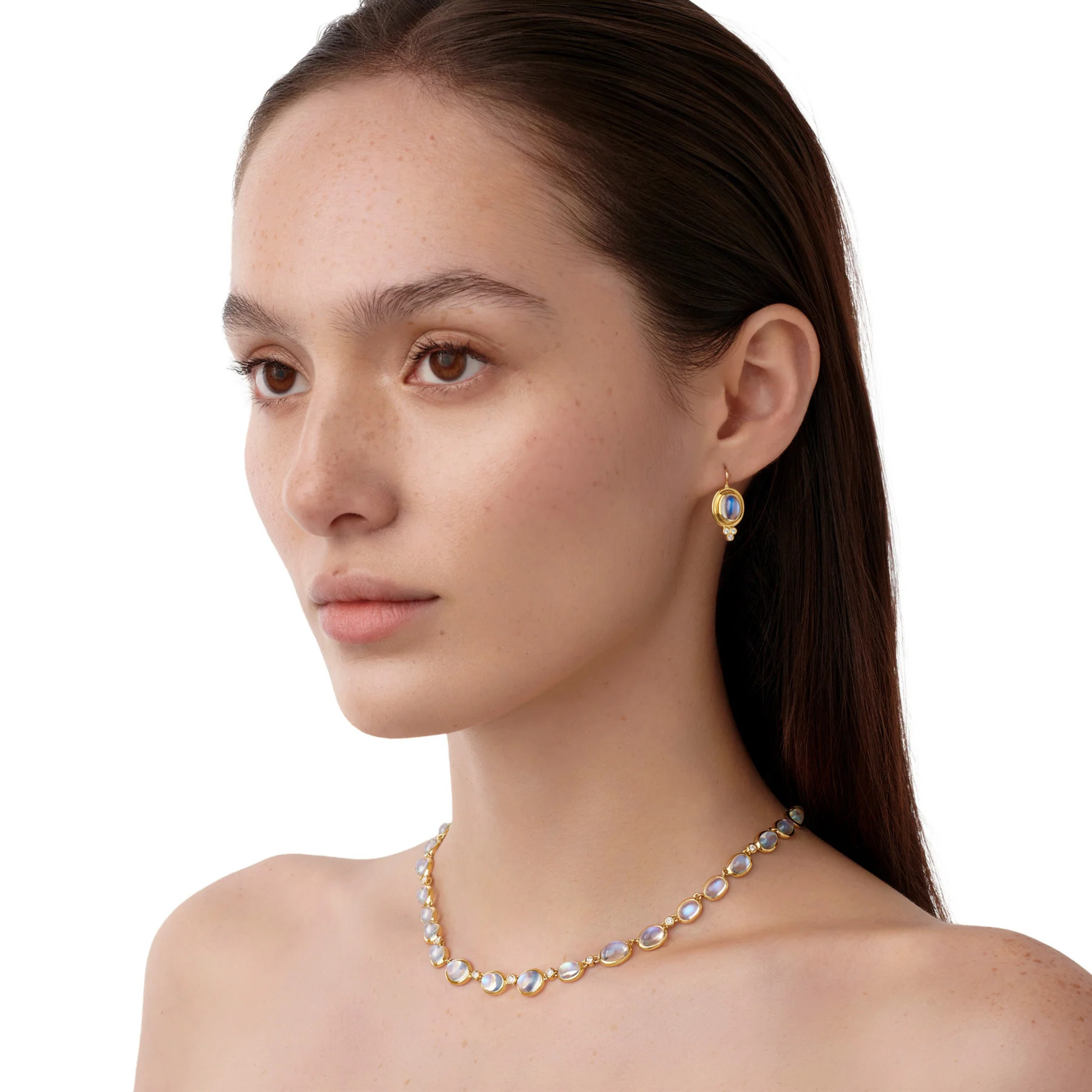 Blue Moon Eternity Necklace