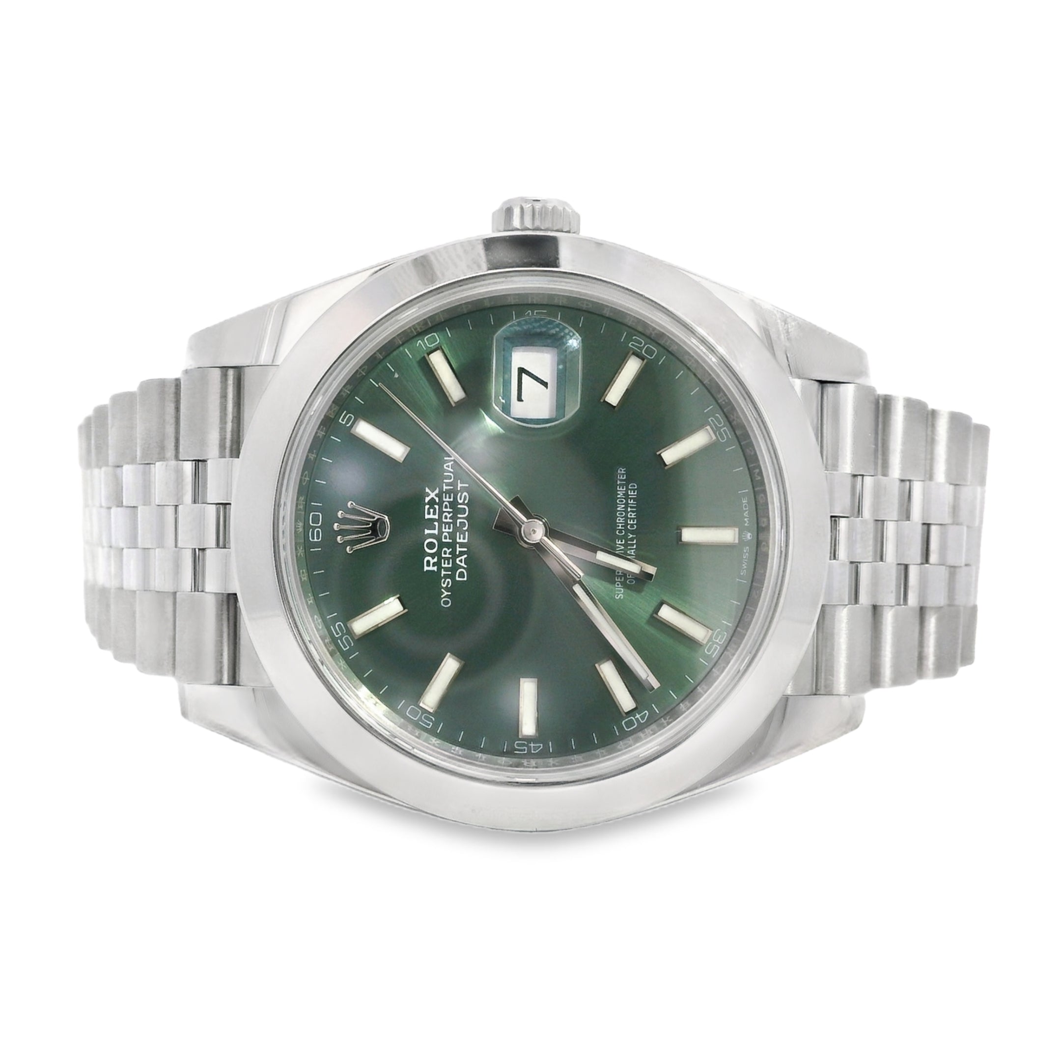 2024 Rolex Datejust 41MM Green Dial Jubilee Bracelet (126300)