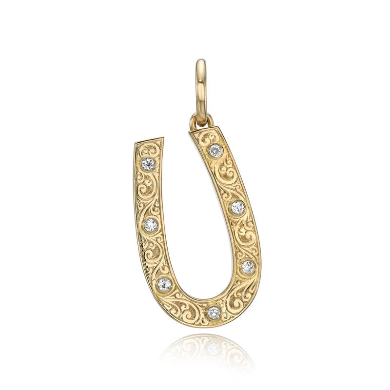 Small Marilyn Horseshoe Pendant