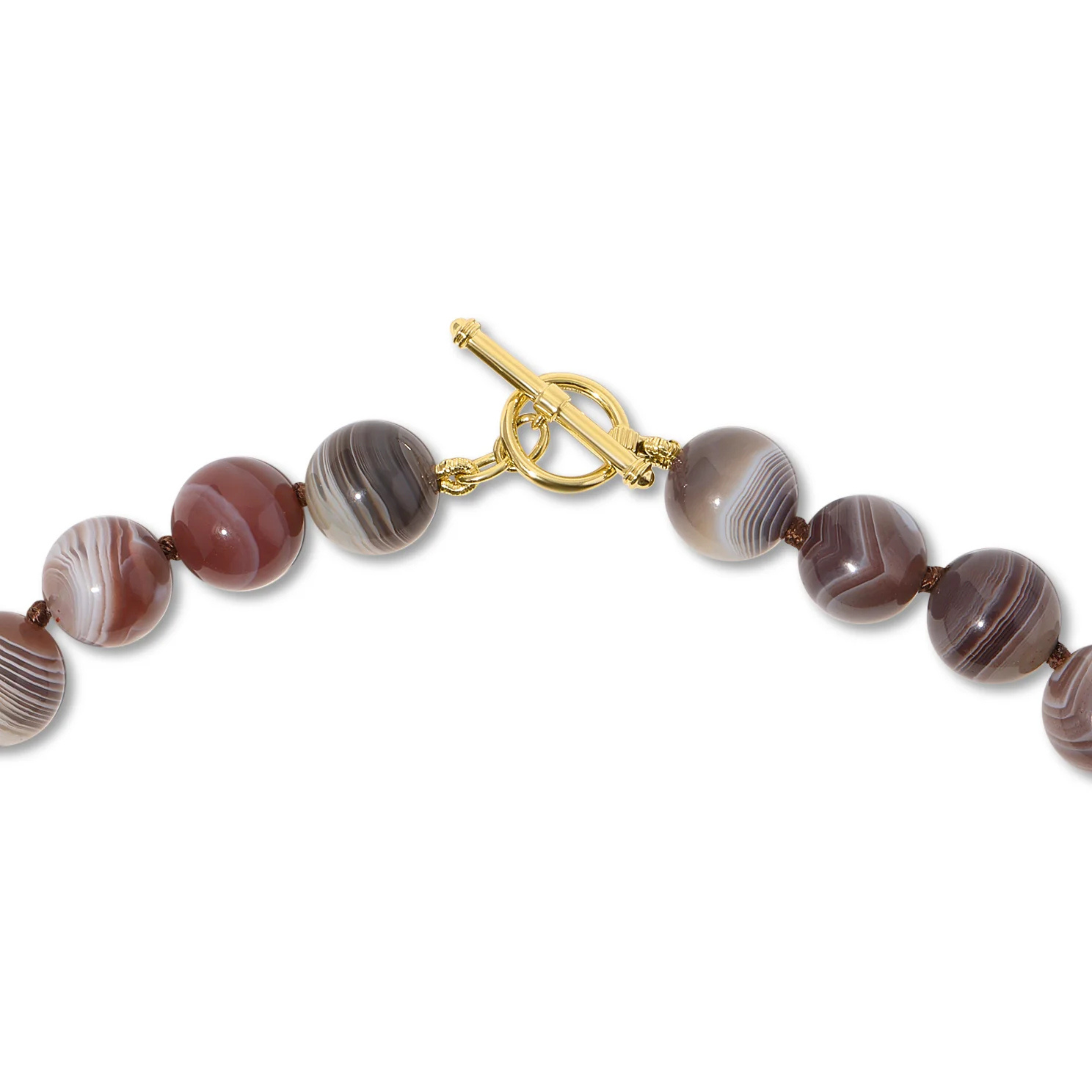 Luna Necklace in Iris Agate