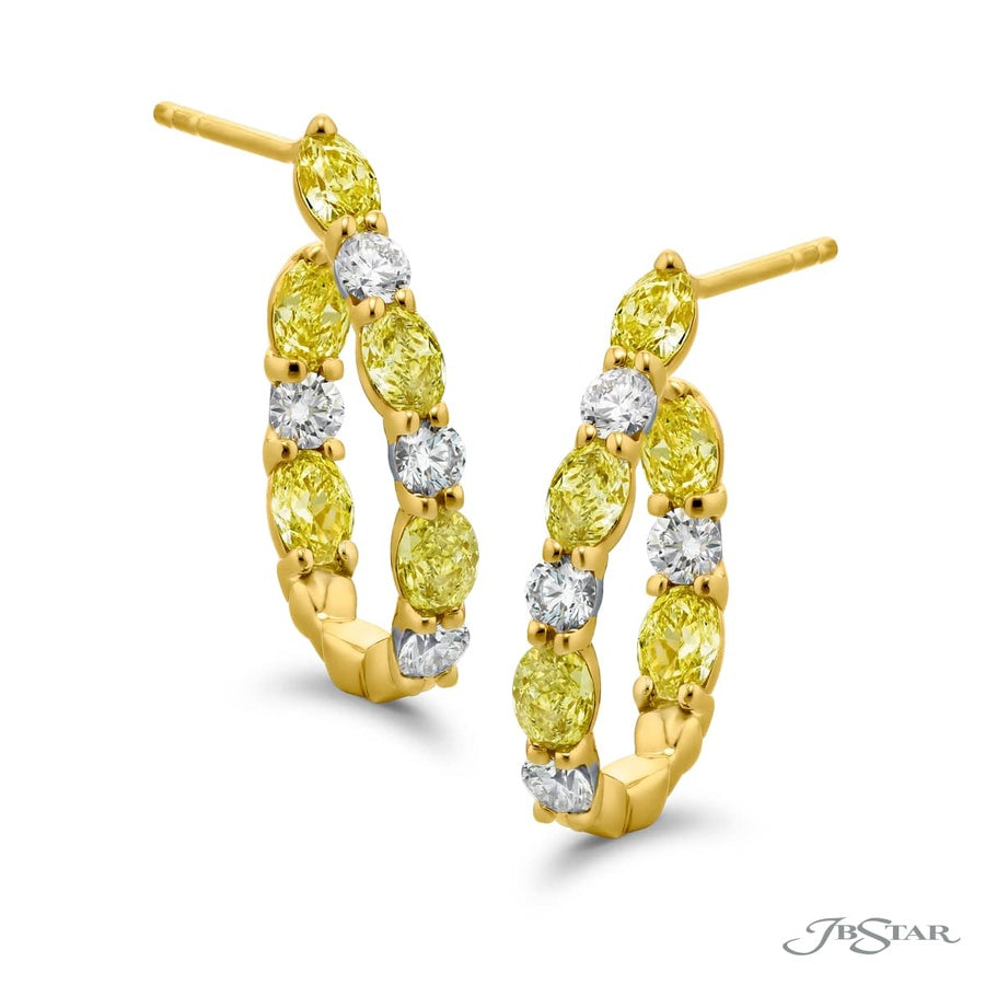 18K Yellow Gold Earring 7883-003