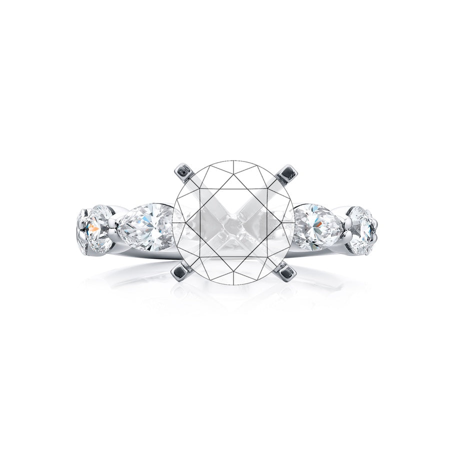 Platinum Engagement Ring 5777-013