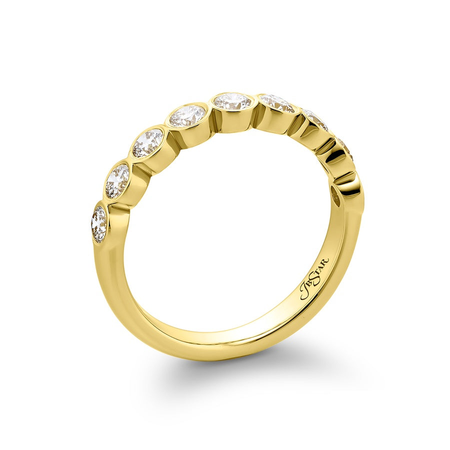 18K Yellow Gold Wedding Band 4656-005