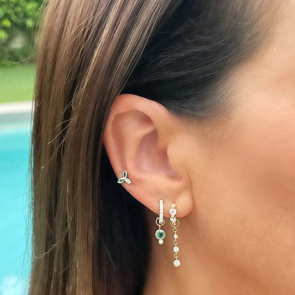 Classic Hammered Bezel Charms