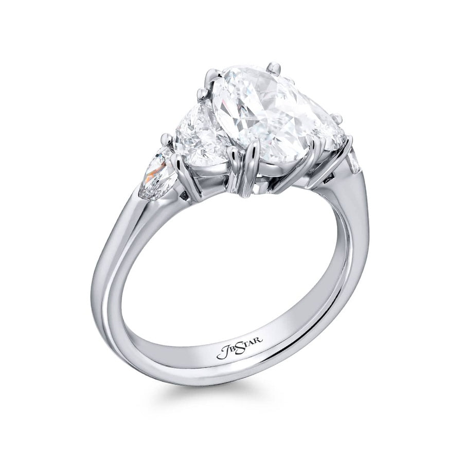 Platinum Oval Diamond GIA Certified Engagement Ring