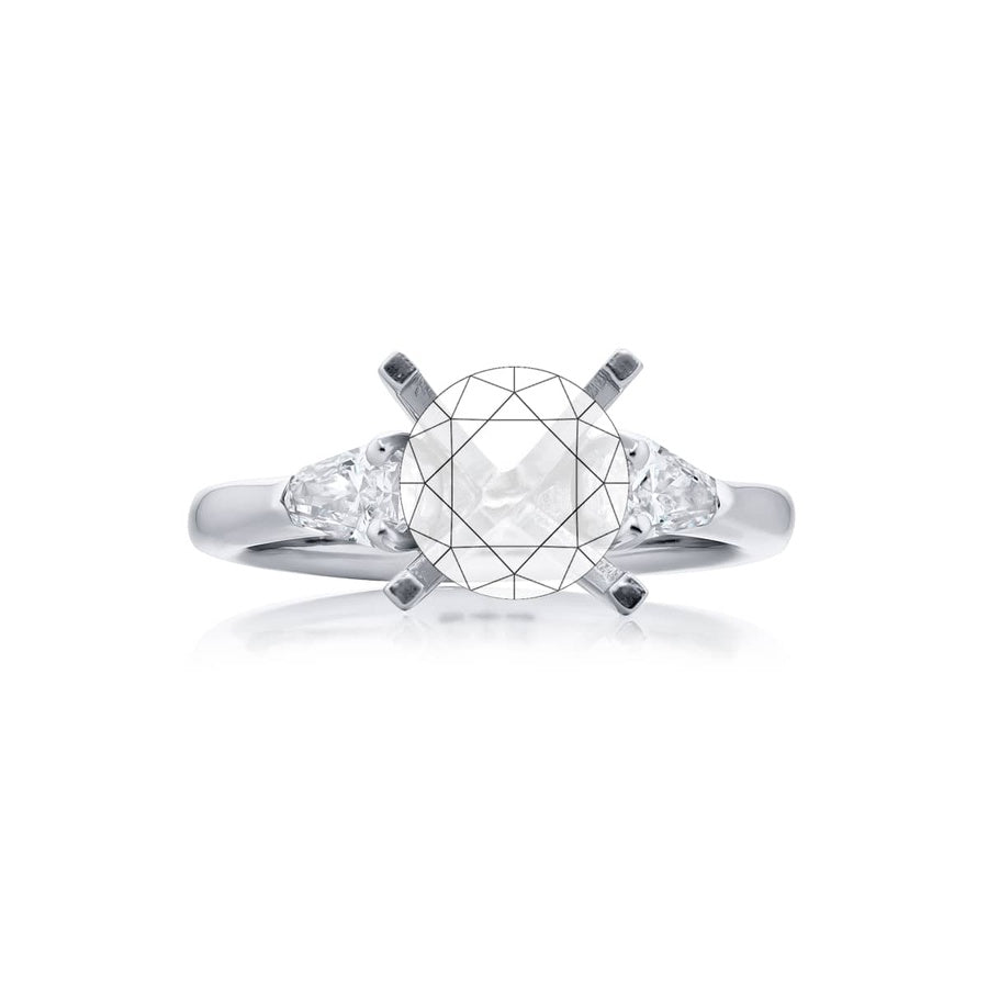Platinum Engagement Ring 1219-119