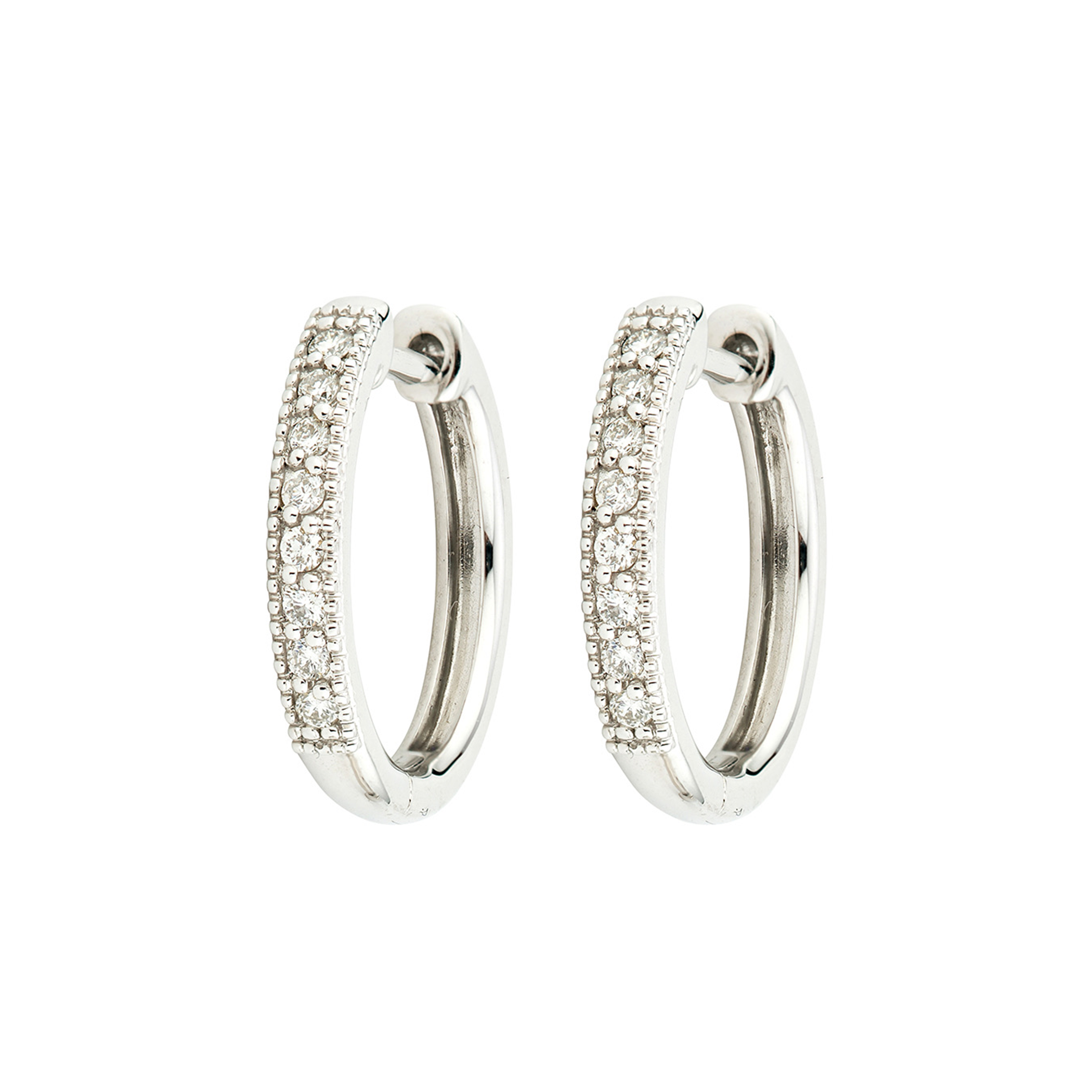Camelia Hoop Earrings