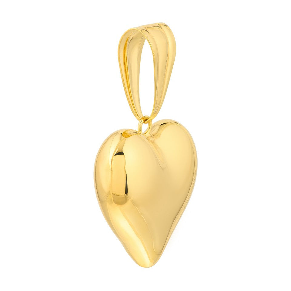 Puffed Heart Pendant