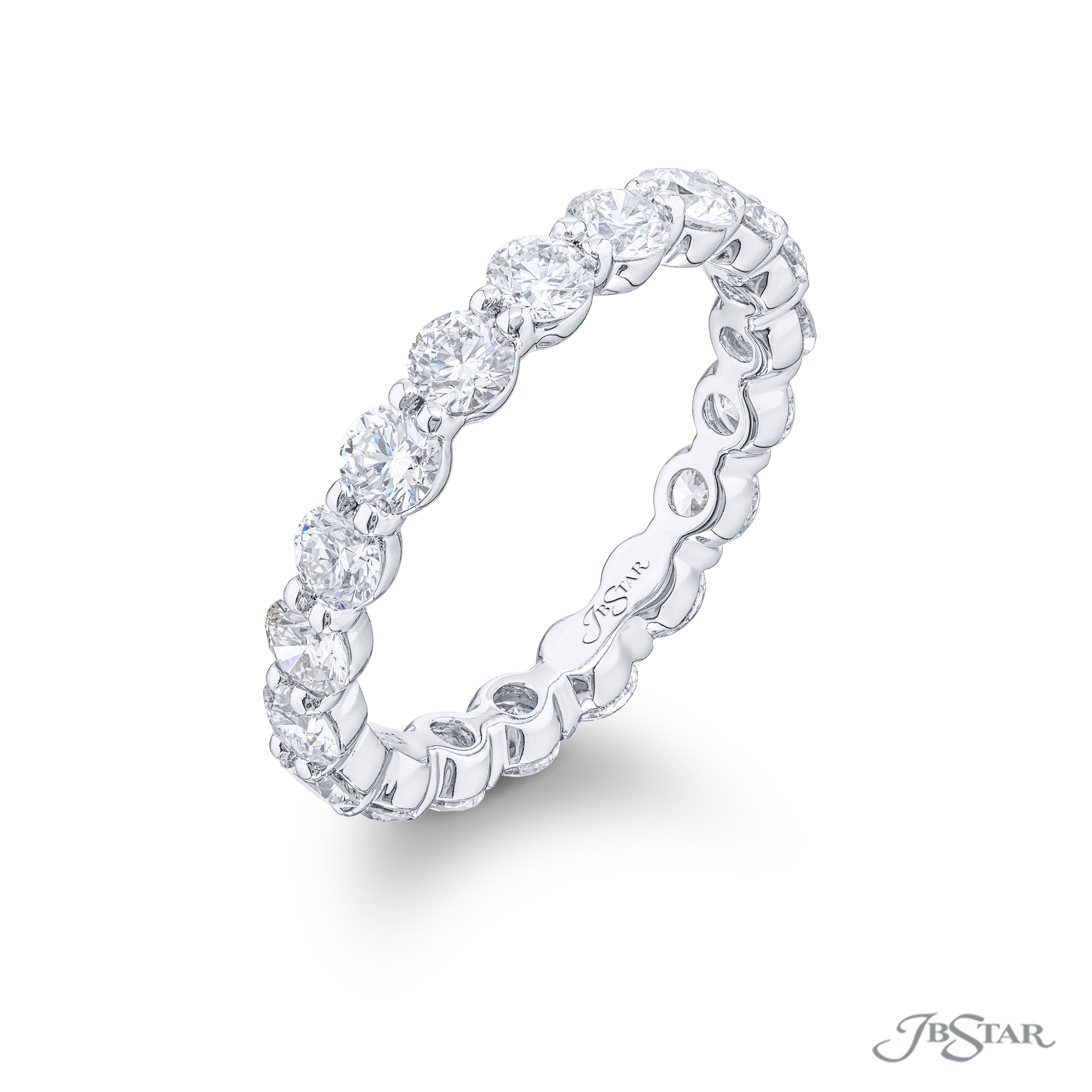 Round Diamond Eternity Band